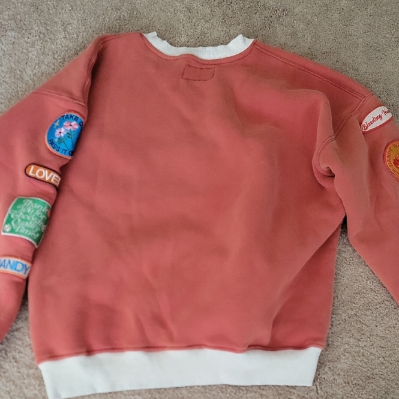 Dandy Worldwide  Women's Crewneck Sweater - Coral - Picture 11 of 12